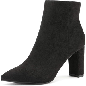 image:imageDREAM PAIRS Womens Chunky Heel Ankle BootiesBlack